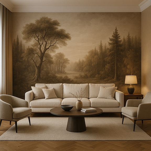 Living Room Centerpiece Mural